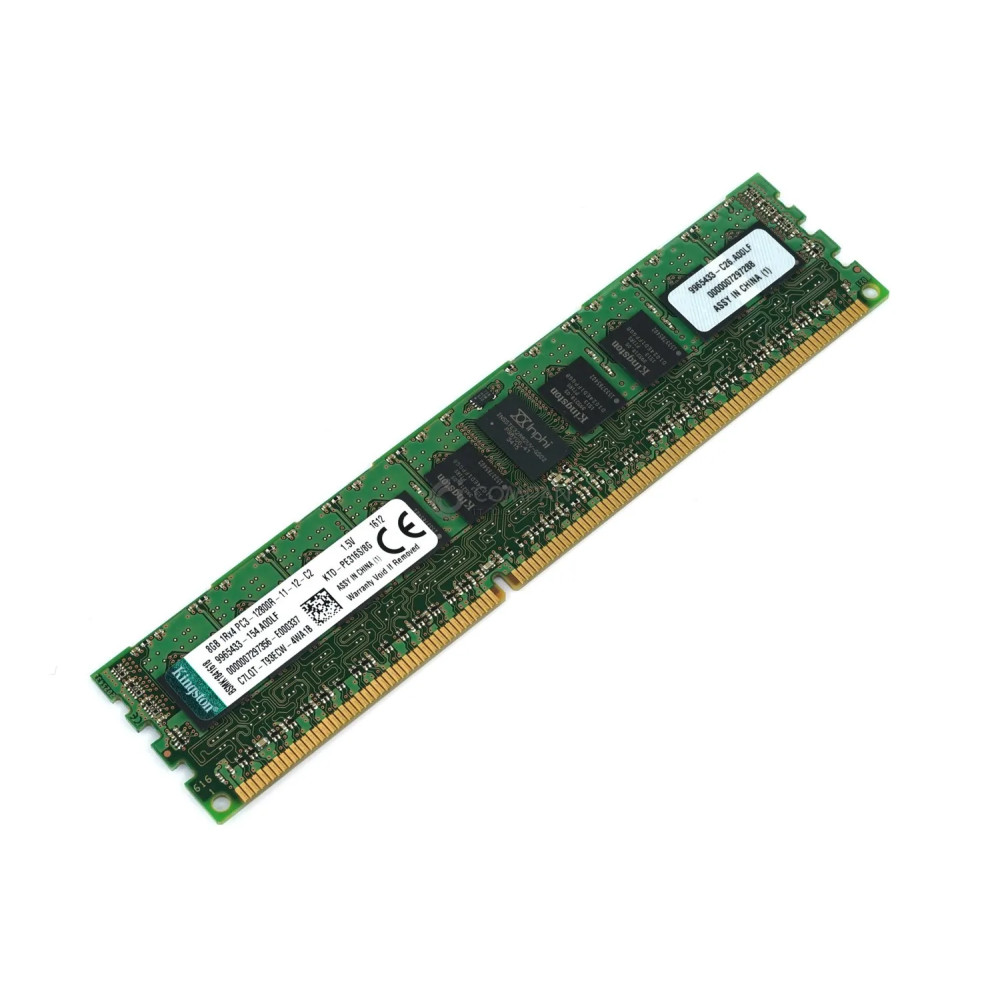KTD-PE316S-8G KINGSTON MEMORY 8GB 1RX4 PC3 12800R DDR3 KTD-PE316S-8G KTD-PE316S/8G KTD-PE316S/8G