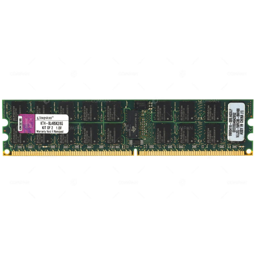 KTH-BL495K2-8G KINGSTON MEMORY 4GB 2RX4 PC2 6400 DDR2 KTH-BL495K2/8G