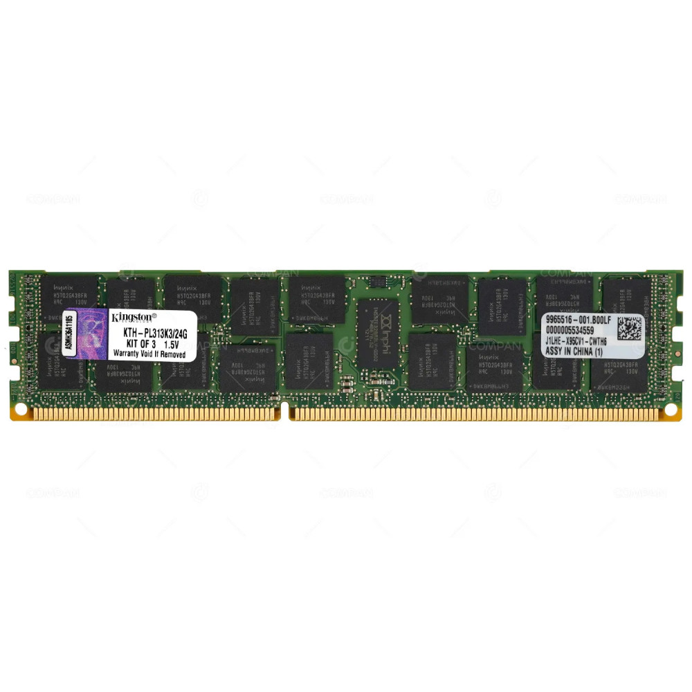 KTH-PL313K3-2G KINGSTONE MEMORY 2GB PC3 10600 ECC DIMM DDR3 KTH-PL313K3/2G