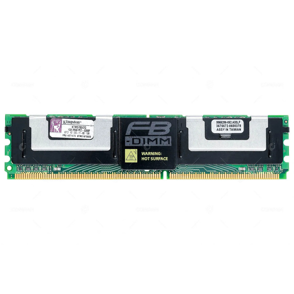 KTM5780-2G KINGSTON MEMORY 1GB 2RX8 PC2 5300F DDR2 KTM5780/2G