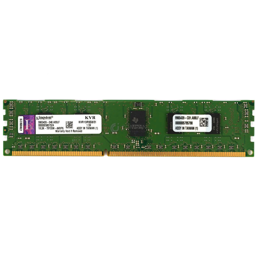 KVR13R9S8-2I KINGSTON MEMORY 2GB 1RX8 PC3 10600R DDR3 KVR13R9S8-2I KVR13R9S8/2I KVR13R9S8/2I