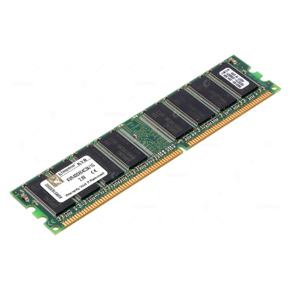KVR400X64C3A-1G KINGSTON MEMORY 1GB DDR400 CL3 KVR400X64C3A-1G KVR400X64C3A/1G KVR400X64C3A/1G