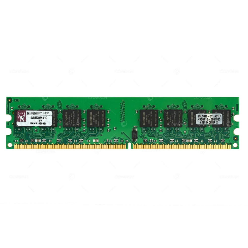 KVR533D2N4 KINGSTON MEMORY 1GB PC2 4200 533MHZ 240 PIN CL4 SDRAM DDR2 KVR533D2N4/1G, 99U5316-011.A01LF