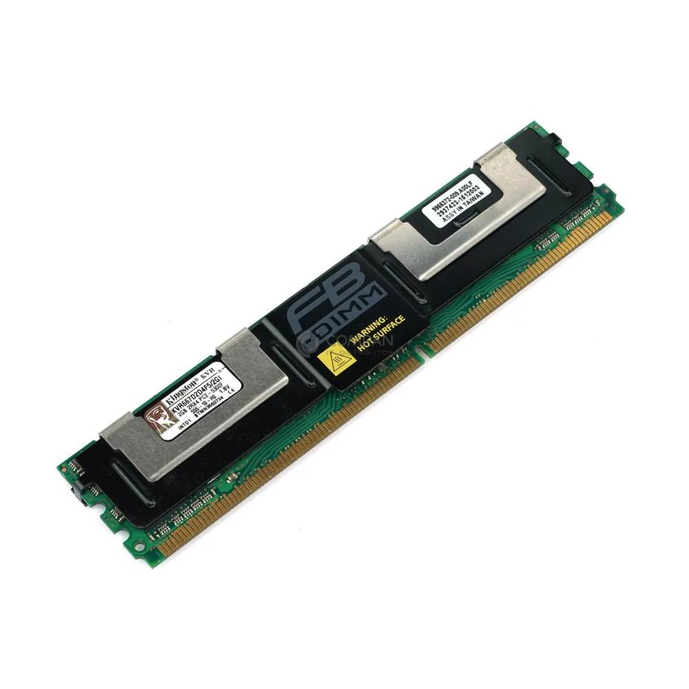 KVR667D2D4F5-2GI KINGSTON MEMORY 2GB 2RX4 PC2 5300F DDR2 KVR667D2D4F5-2GI KVR667D2D4F5-2GI, 9930805-007.A00LF, KVR667D2D4F5/2GI KVR667D2D4F5-2GI, 9930805-007.A00LF, KVR667D2D4F5/2GI