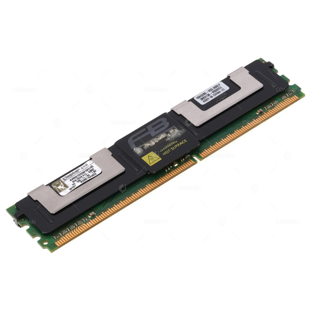 KVR667D2D8F5K2-4G KINGSTON MEMORY 2GB 2RX8 PC2 5300F DDR2 KVR667D2D8F5K2/4G