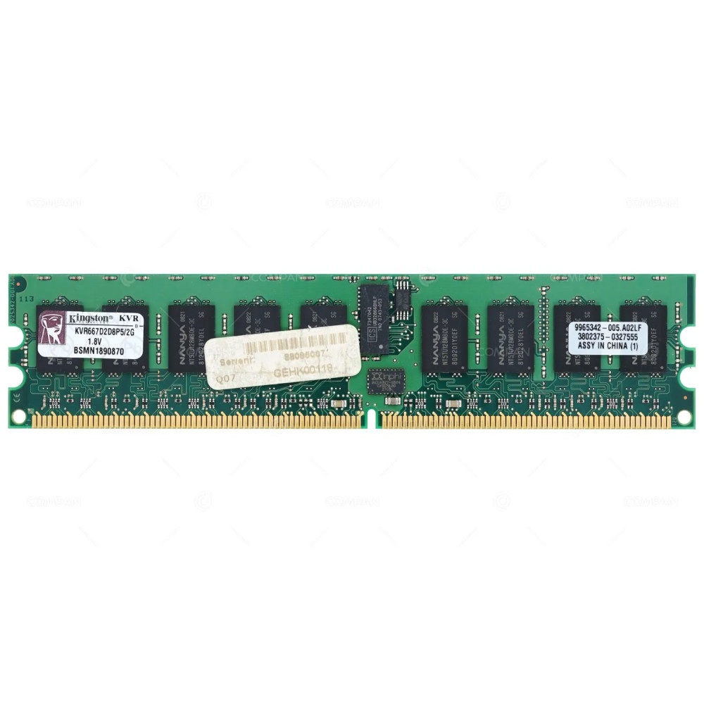 KVR667D2D8P5-2G KINGSTON MEMORY 2GB PC2 5300 DDR2 667MH KVR667D2D8P5/2G