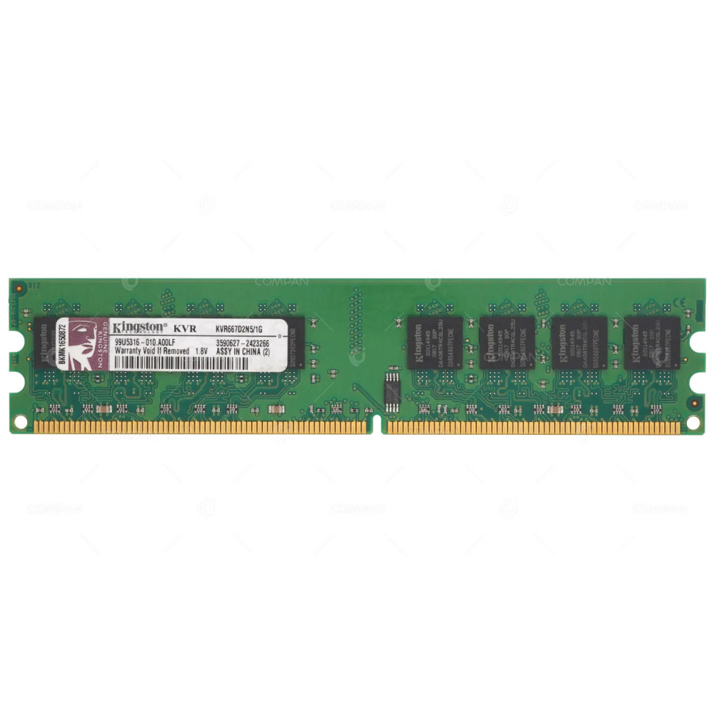 KVR667D2N5-1G KINGSTON MEMORY 1GB 2RX8 PC2 5300U DDR2 KVR667D2N5/1G
