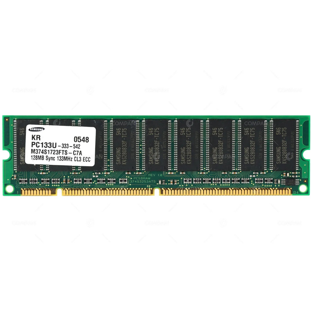 M374S1723FTS-C7A SAMSUNG MEMORY 128MB PC133U 133MHZ CL3 ECC -