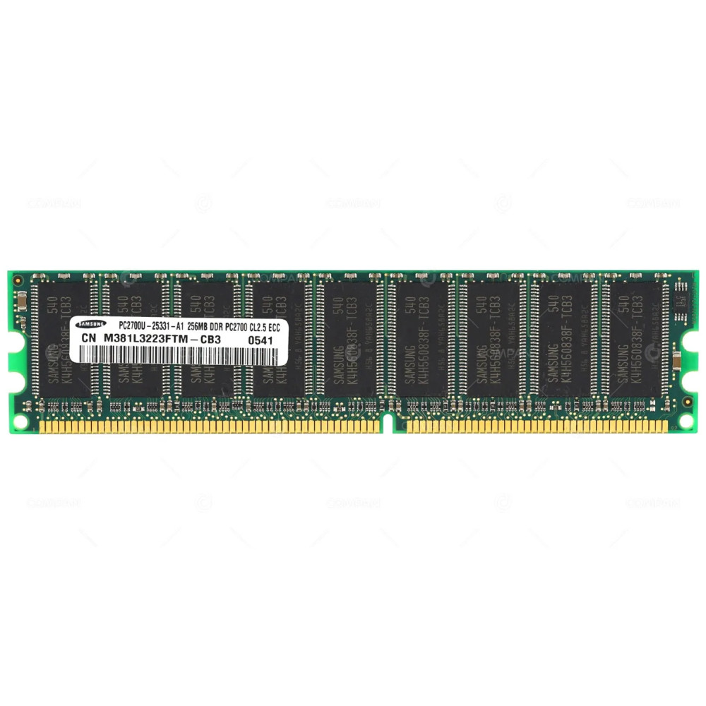 M381L3223FTM-CB3 SAMSUNG MEMORY 256MB PC2700 CL2.5 ECC DDR -