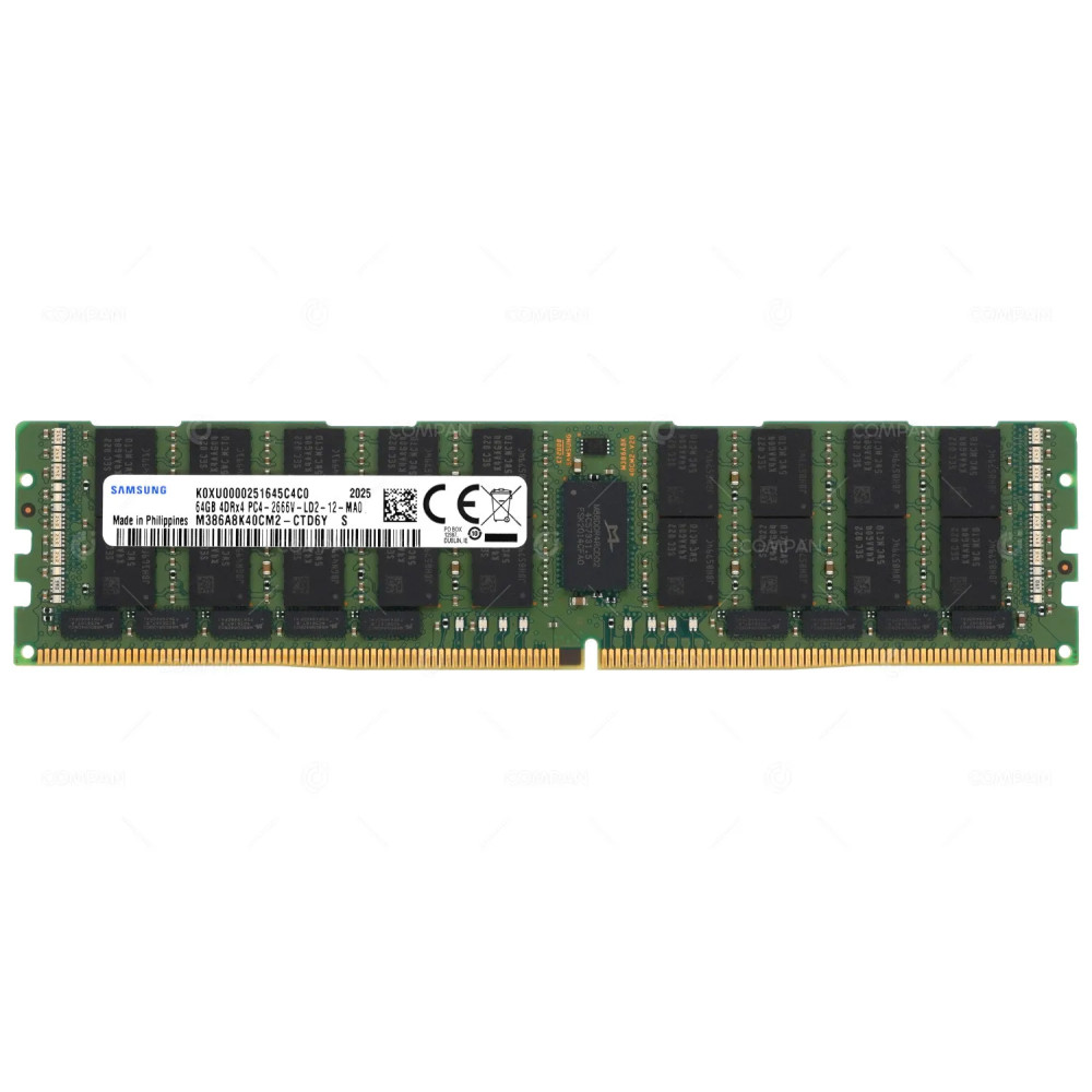 M386A8K40CM2-CTD SAMSUNG MEMORY 64GB 4DRX4 2666V DDR4 -