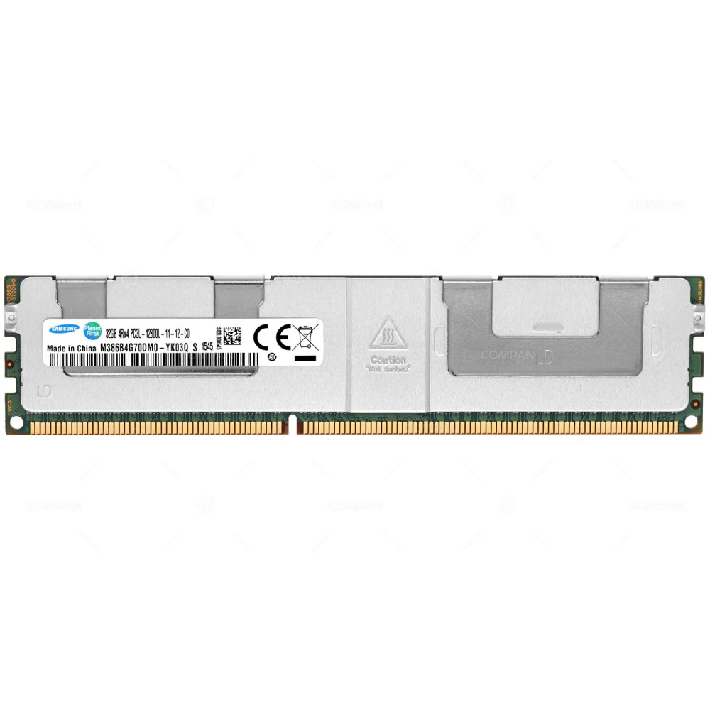 M386B4G70DM0-YK03 SAMSUNG MEMORY 32GB 4RX4 PC3L 12800L DDR3 -