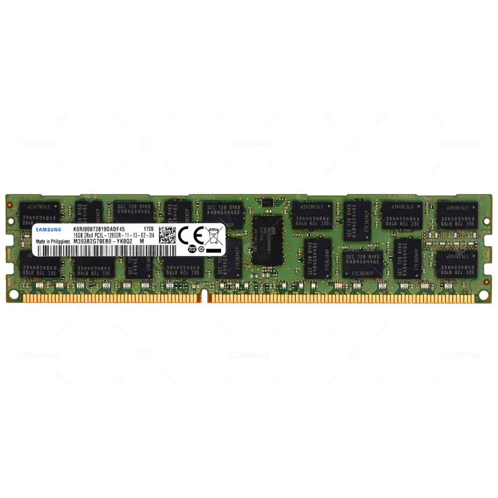 M393B2G70EB0-YK0 SAMSUNG MEMORY 16GB 2RX4 PC3L 12800R DDR3 -