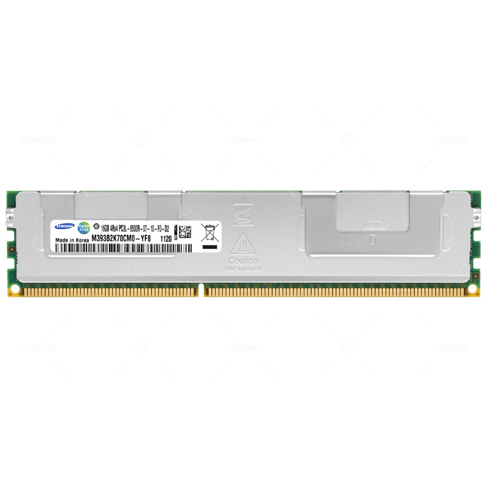 M393B2K70CM0-YF8 SAMSUNG MEMORY 16GB 4RX4 PC3L 8500R DDR3 -