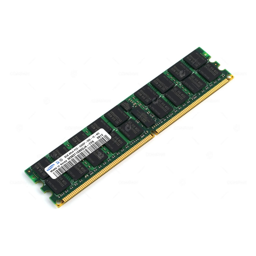 M393T1G60QJA-CE6 SAMSUNG MEMORY 8GB 4RX4 PC2 5300P  DDR2 -