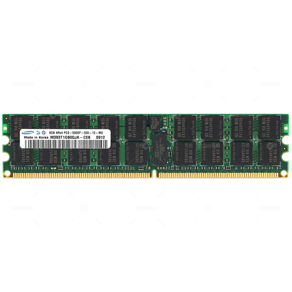 M393T1G60QJA-CE6 SAMSUNG MEMORY 8GB 4RX4 PC2 5300P  DDR2 -