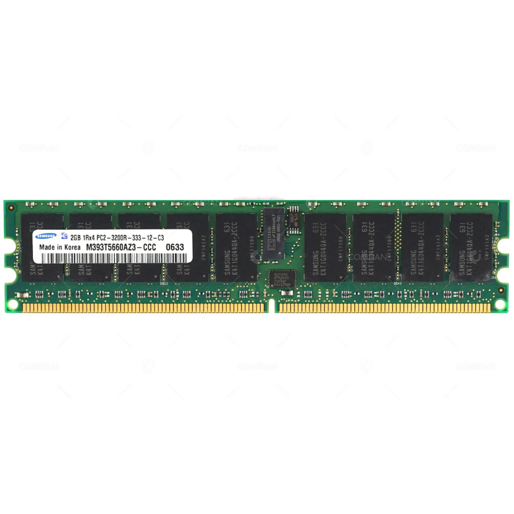 M393T5660AZ3-CCC SAMSUNG MEMORY 2GB 1RX4 PC2 3200R DDR2 -