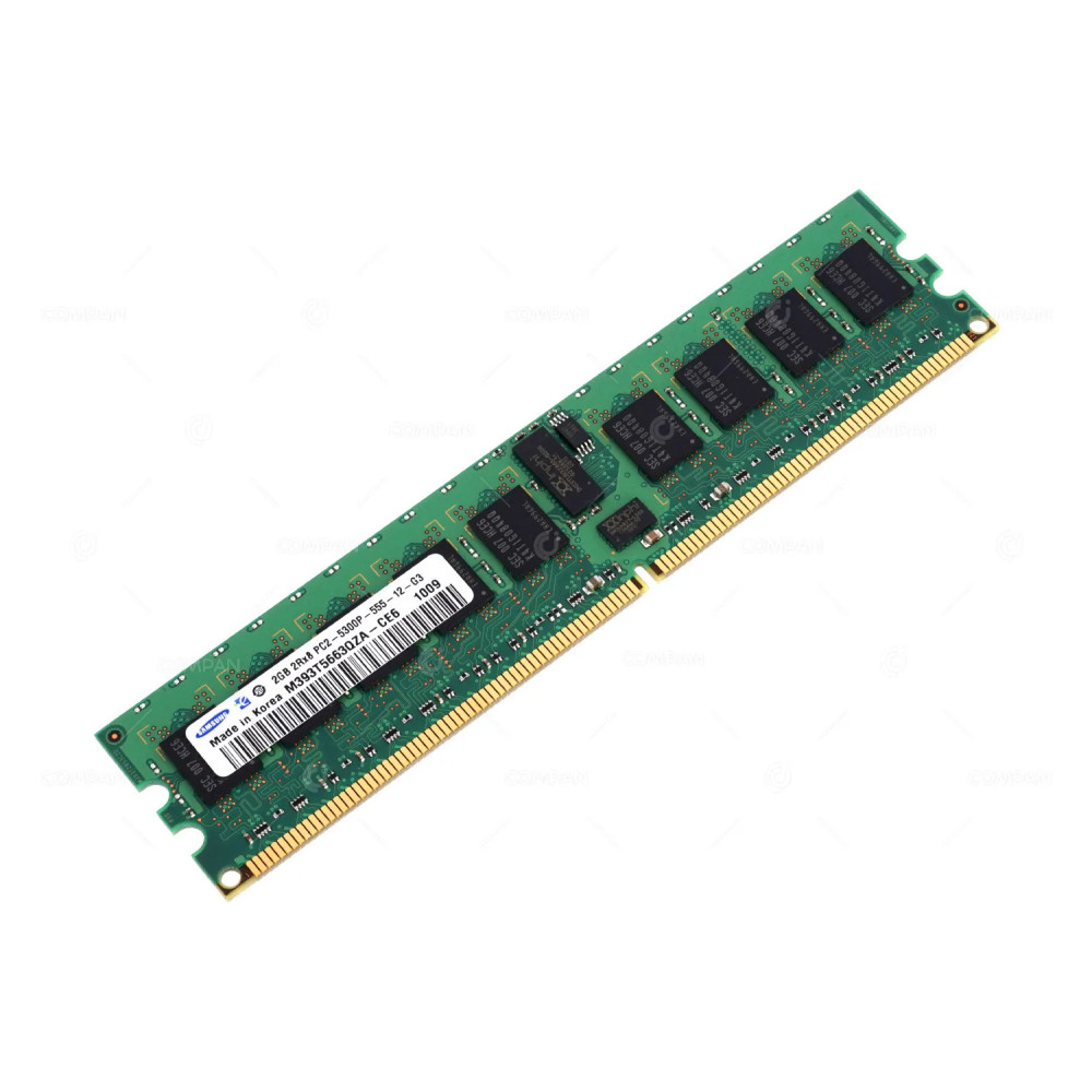 M393T5663QZA-CE6 SAMSUNG 2GB 2RX8 PC2 5300P DDR2 MEMORY -