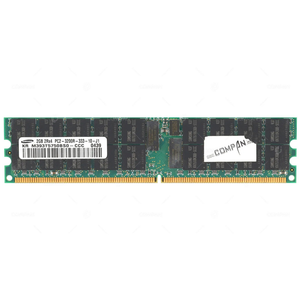 M393T5750BS0-CCC SAMSUNG MEMORY 2GB 2RX4 PC2 3200R DDR2 -