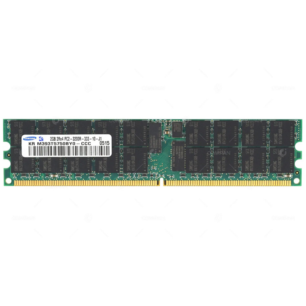 M393T5750BY0-CCC SAMSUNG MEMORY 2GB 2RX4 PC2 3200R DDR2 -