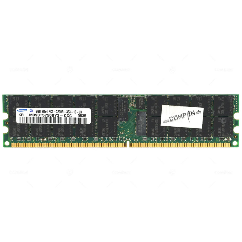 M393T5750BY3-CCC SAMSUNG MEMORY 2GB 2RX4 PC2 3200R DDR2 -