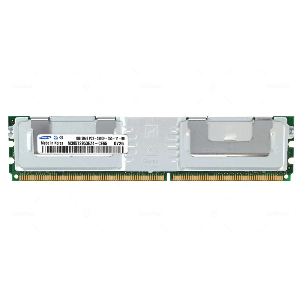 M395T2953EZ4-CE6 SAMSUNG MEMORY 1GB 2RX8 PC2 5300F 667MHZ 240 PIN 1.8V FB ECC SDRAM DDR2 -