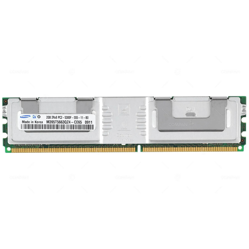 M395T5663QZ4-CE65 SAMSUNG MEMORY 2GB 2RX8 PC2 5300F DDR2 -