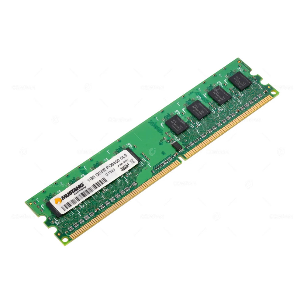 M4128648606NS MUSTANG MEMORY 1GB PC2 6400 800MHZ 240 PIN CL6 NON ECC DDR2 -