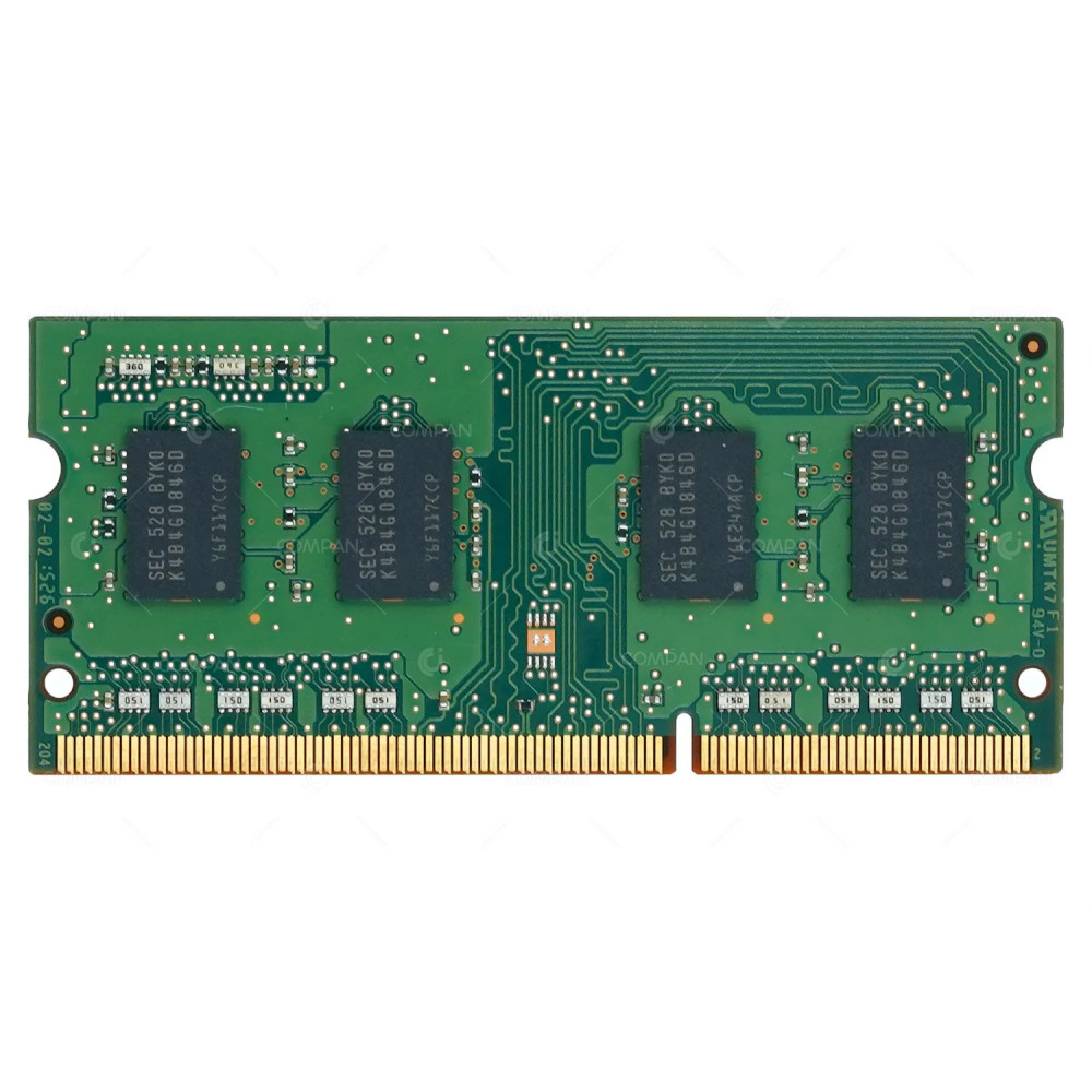 M471B5173DB0-YK0 SAMSUNG MEMORY 4GB 1RX8 PC3 12800S SODIMM DDR3L FOR LAPTOPS -