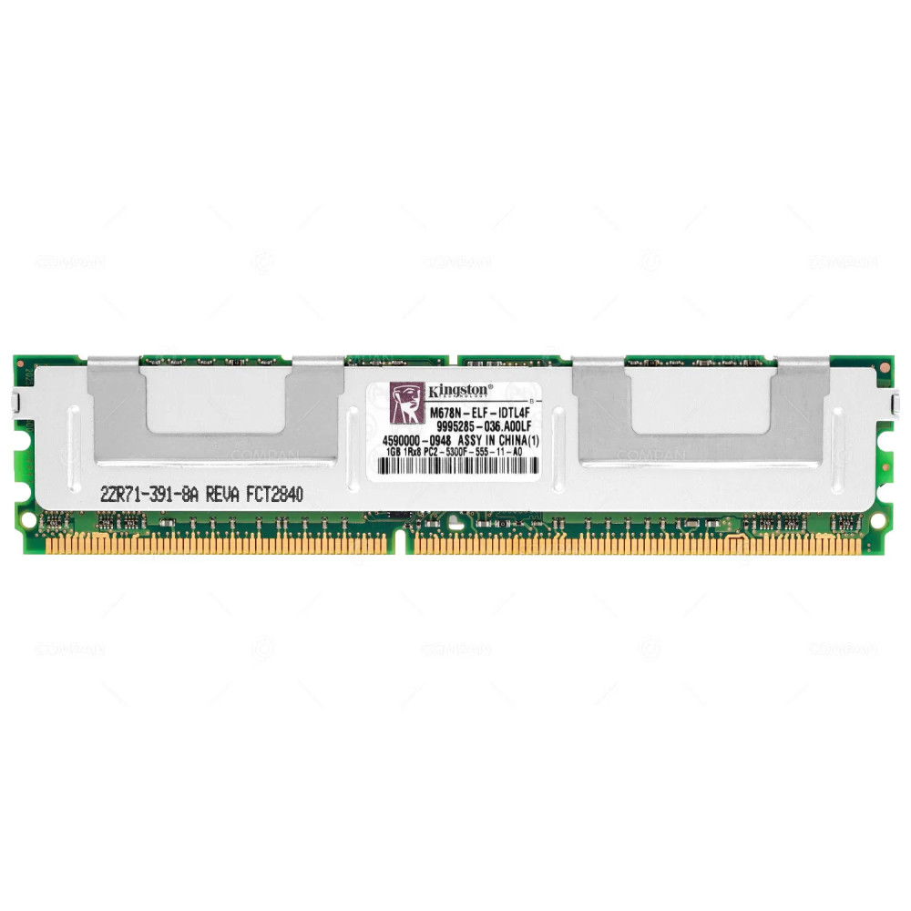 M678N-ELF-IDTL4F KINGSTON MEMORY 1GB 1RX8 PC2 5300F DDR2 9995285-036.A00LF, 459000-0948