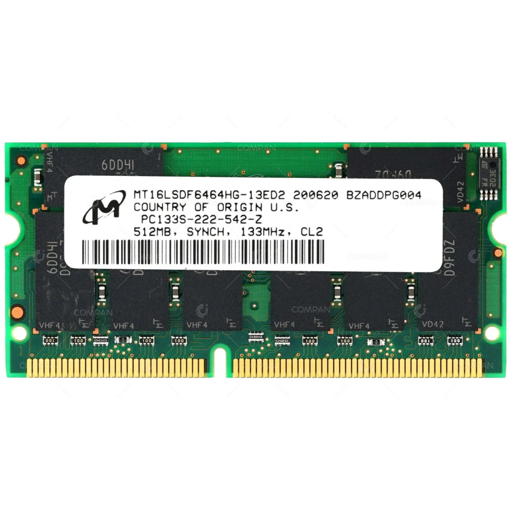 MT16LSDF6464HG-13ED2 MICRON MEMORY 512MB PC133R DDR -
