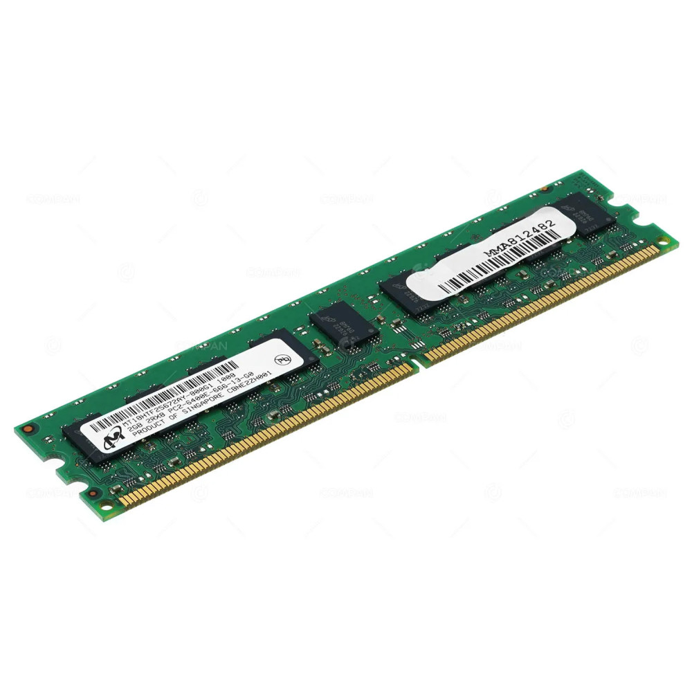 MT18HTF25672AY-800G1 MICRON MEMORY 2GB 2RX8 PC2 6400E DDR2 -