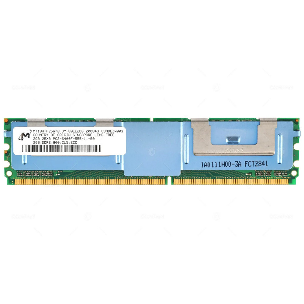 MT18HTF25672FDY-80EE2D6 MICRON MEMORY 2GB 2RX8 PC2 6400F DDR2 -