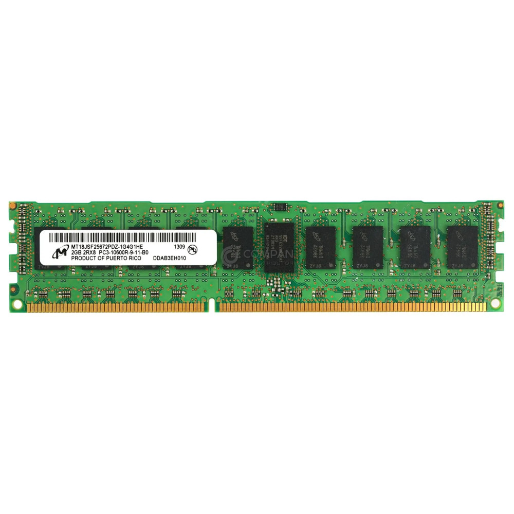 MT18JSF25672PDZ-1G4G1 MICRON MEMORY 2GB 2RX8 PC3 10600R DDR3 MT18JSF25672PDZ-1G4G1 - -