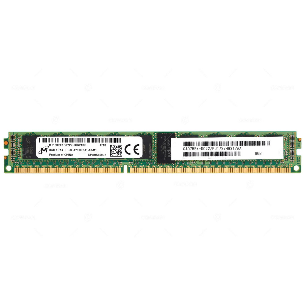 MT18KDF1G72PZ-1G6P1 FUJITSU MICRON 8GB 1RX4 PC3-12800R MEMORY FOR  ETERNUS DX200 CONTROLLER -