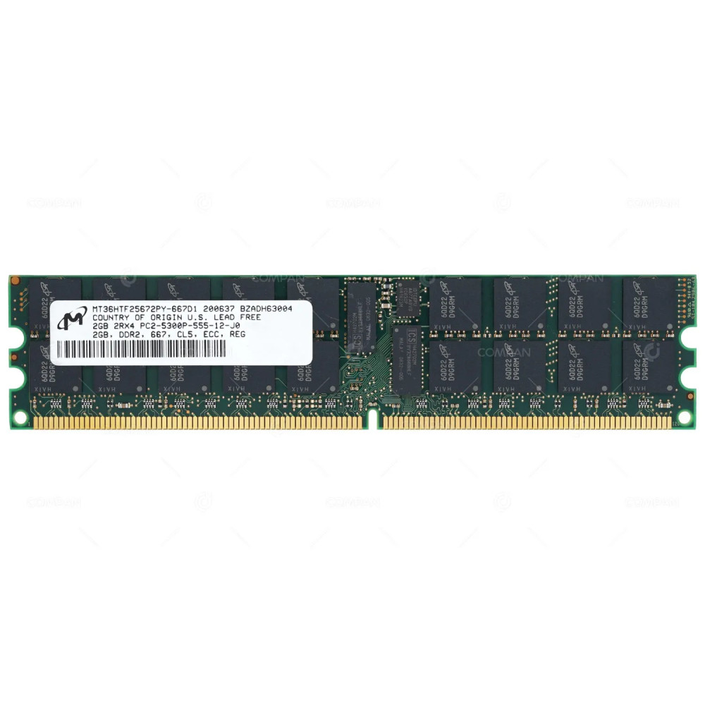 MT36HTF25672PY-667D1 MICRON MEMORY 2GB 2RX4 PC2 5300P DDR2 -