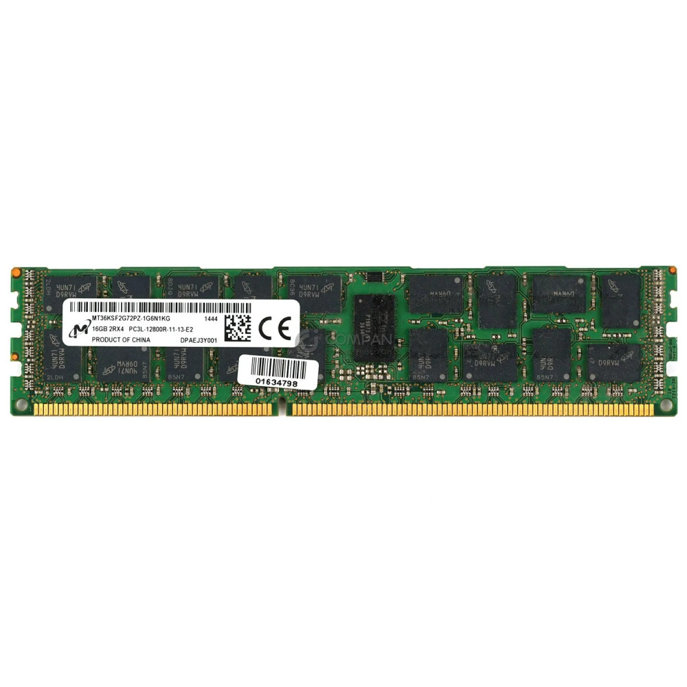 MT36KSF2G72PZ-1G6N1 MICRON MEMORY 16GB 2RX4 PC3L12800R 1600MHZ MT36KSF2G72PZ-1G6N1 - -