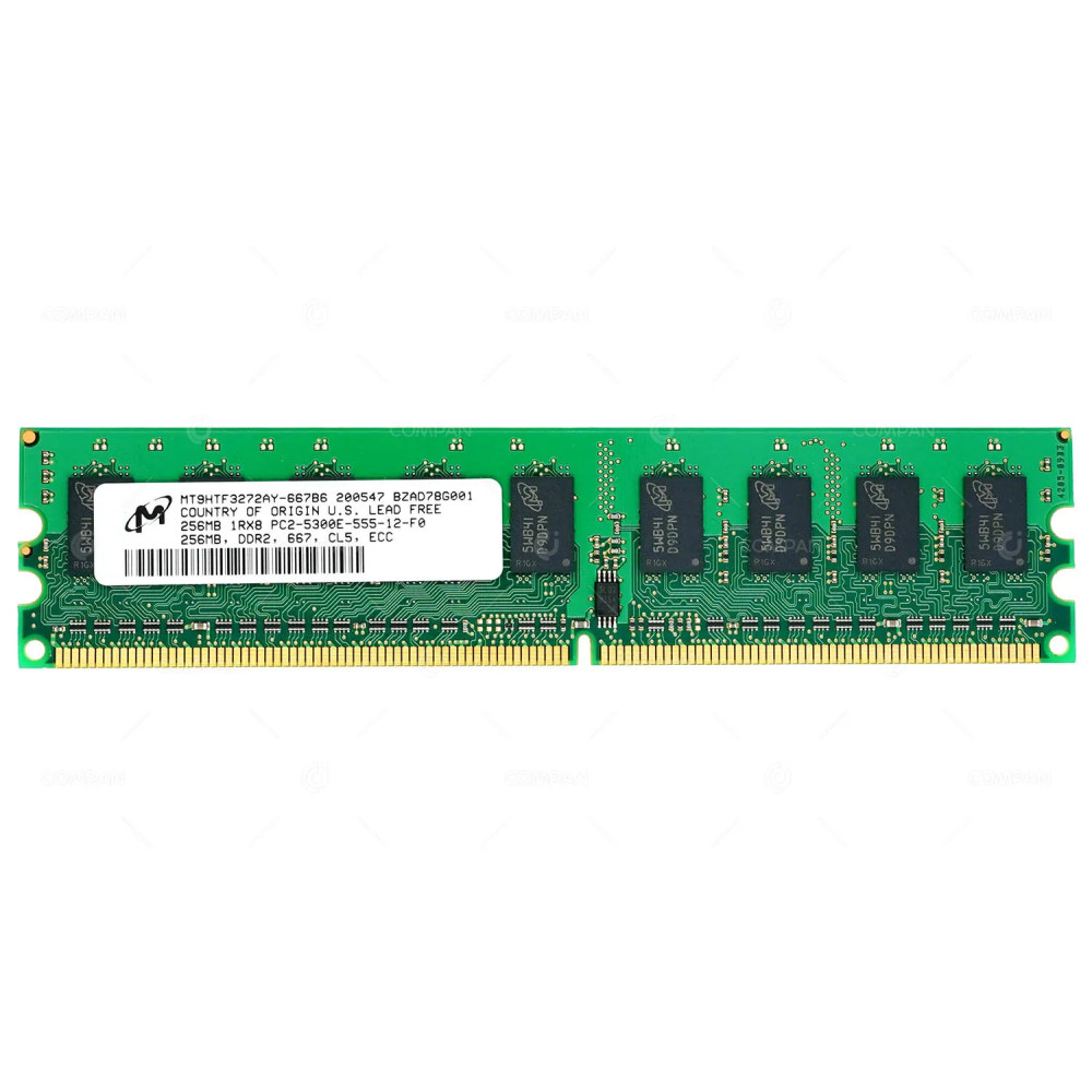 MT9HTF3272AY-667B6 MICRON MEMORY 256MB 1RX8 PC2 5300E DDR2 ECC -