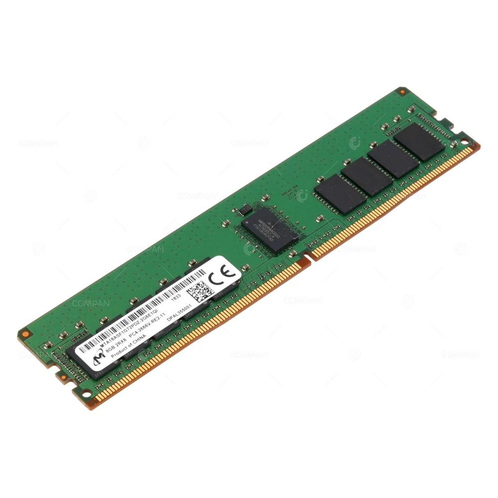MTA18ASF1G72PDZ-2G6E1 MICRON MEMORY 8GB 2RX8 PC4 2666V DDR4 -