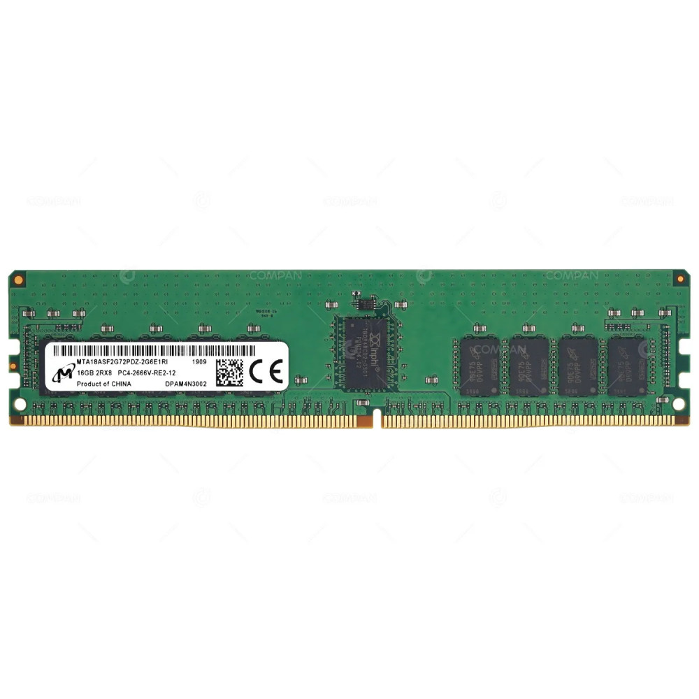 MTA18ASF2G72PDZ-2G6E1RI MICRON MEMORY 16GB 2RX8 PC4-2666V DDR4 2666MHZ -
