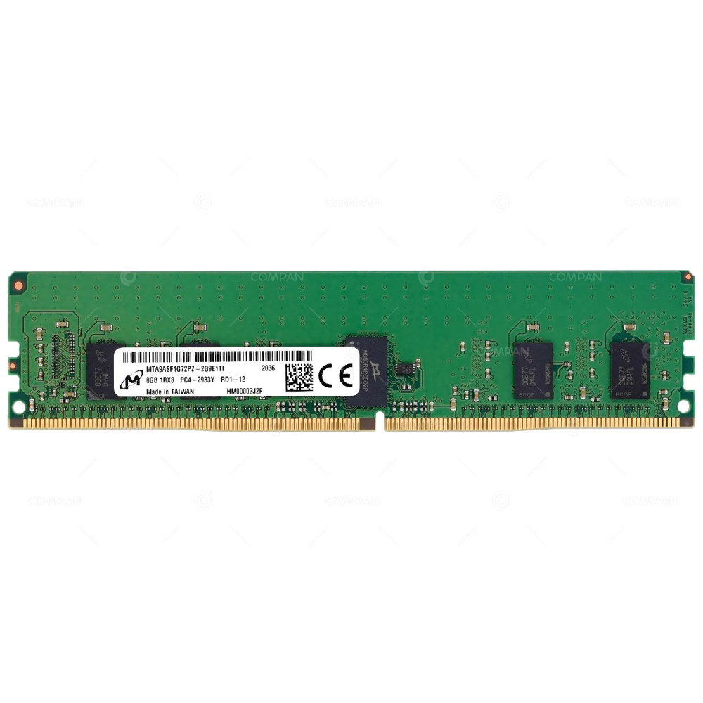 MTA9ASF1G72PZ-2G9E1 MICRON MEMORY 8GB 1RX8 PC4 2933Y DDR4 23400Y -