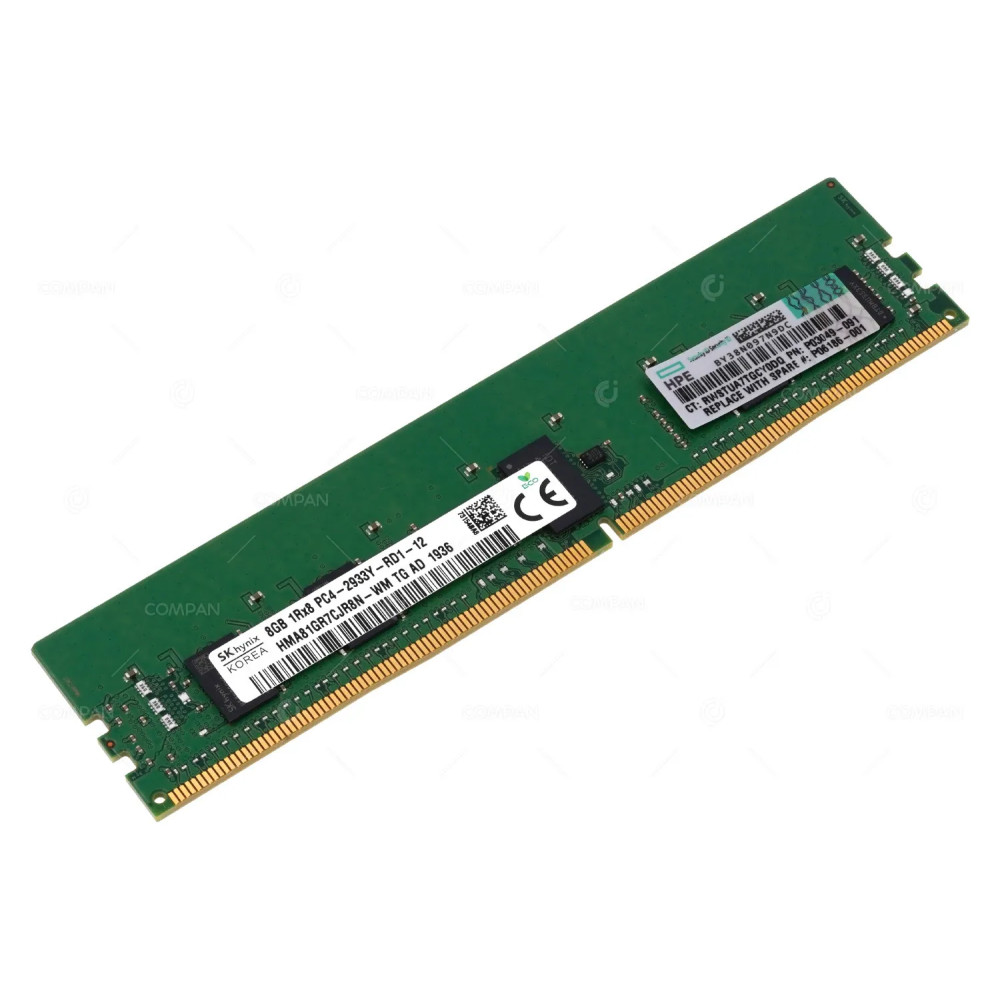 P03049-001 HP MEMORY 8GB 1RX8 PC4 2933Y DDR4 P06186-001, HMA81GR7CJR8N-WM