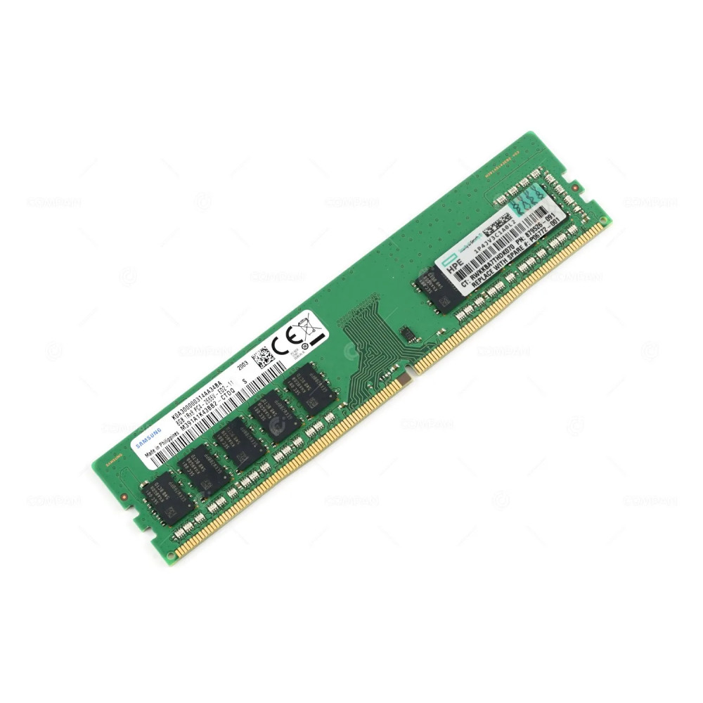 P06772-001 HP 8GB 1RX8 PC4 2666V DDR4 2666MHZ UDIMM ECC UNBUFFERED MEMORY 879505-B21, 879526-91