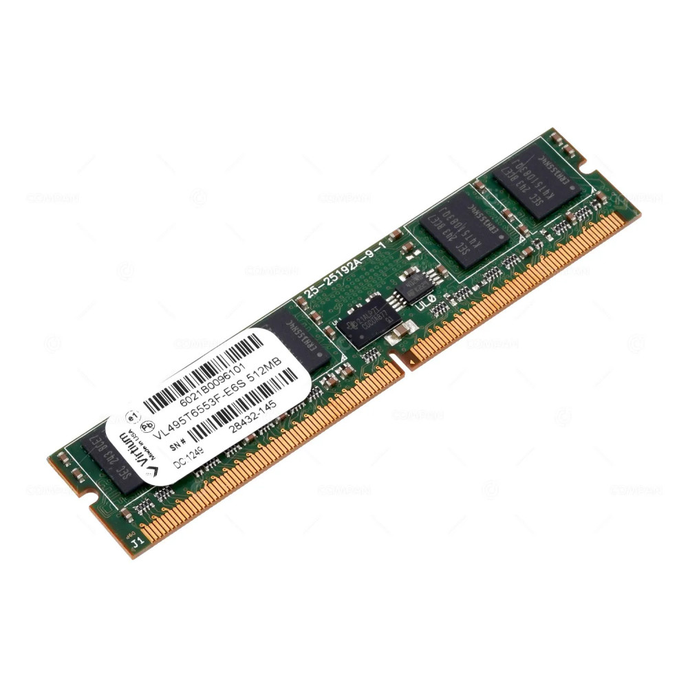 VL495T6553F-E6S VIRTIUM MEMORY 512MB PC2 5300 SODIMM DDR2 FOR LAPTOPS 6021B0096101