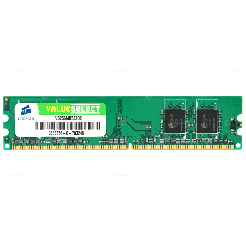 VS256MB533D2 CORSAIR MEMORY 256MB PC2 4200 DDR2 0633356-0-783243