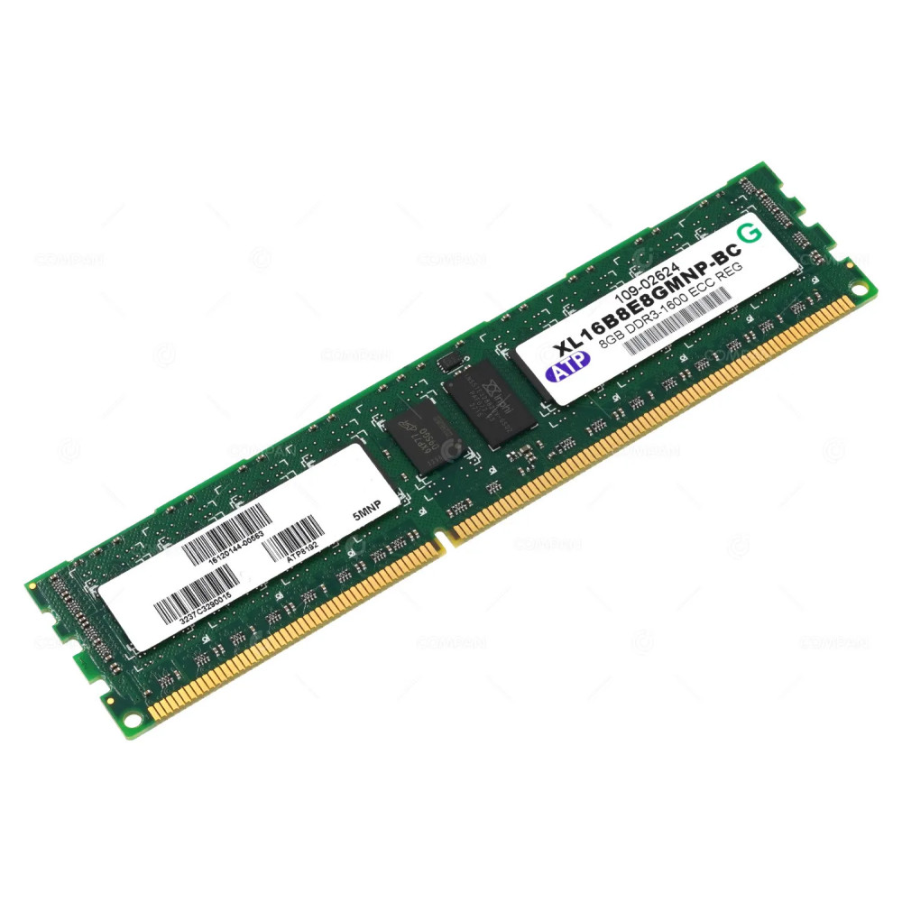 XL16B8E8GMNP-BC ATP 8GB (1X8GB) PC3-12800R 2RX4 SERVER MEMORY 109-02624
