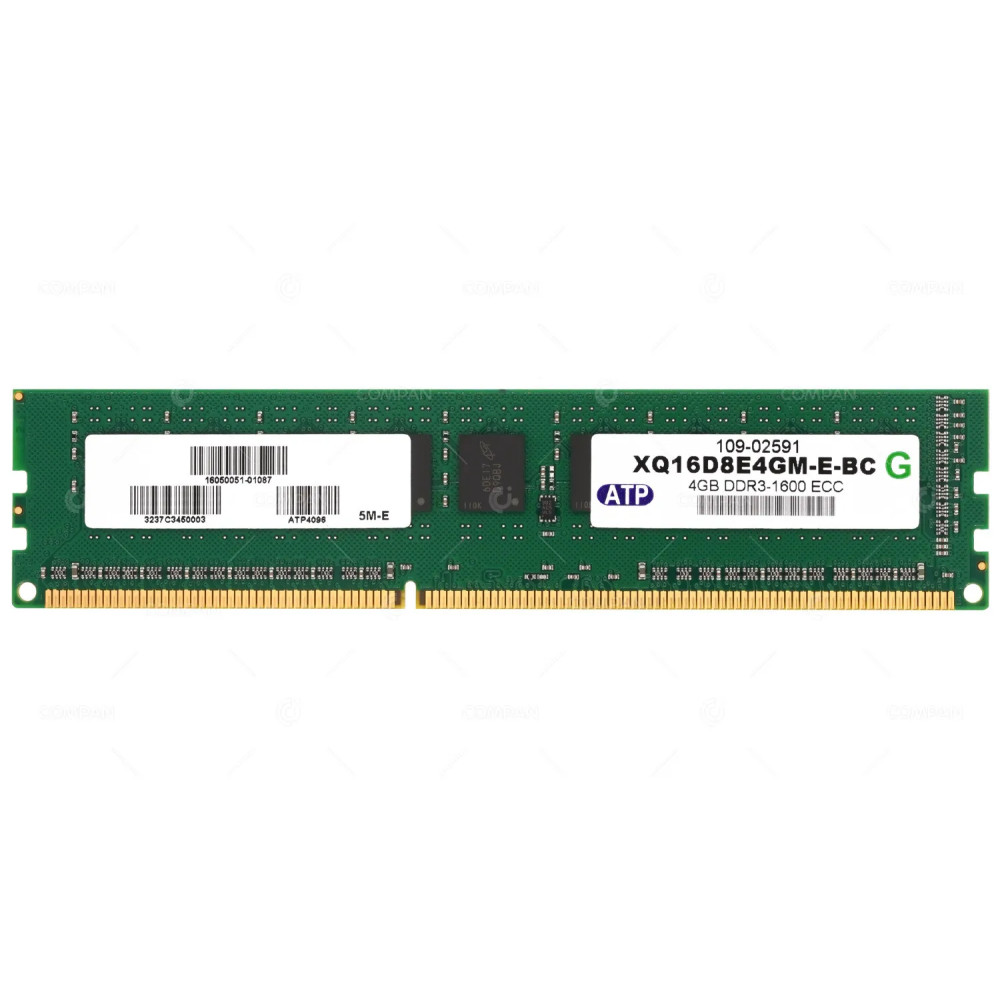 XQ16D8E4GM-E-BC ATP 4GB (1X4GB) PC3-12800 SERVER MEMORY 109-02591