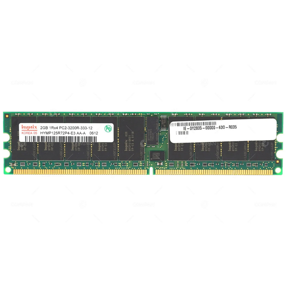 Y2835 DELL MEMORY 2GB 1RX4 PC2 3200R DDR2 0Y2835