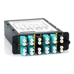 100-100288 VIRTUAL INSTRUMENTS TVC-008LFLFLF-57-RP TAP PATCH CASSETTE 4LNK OM4