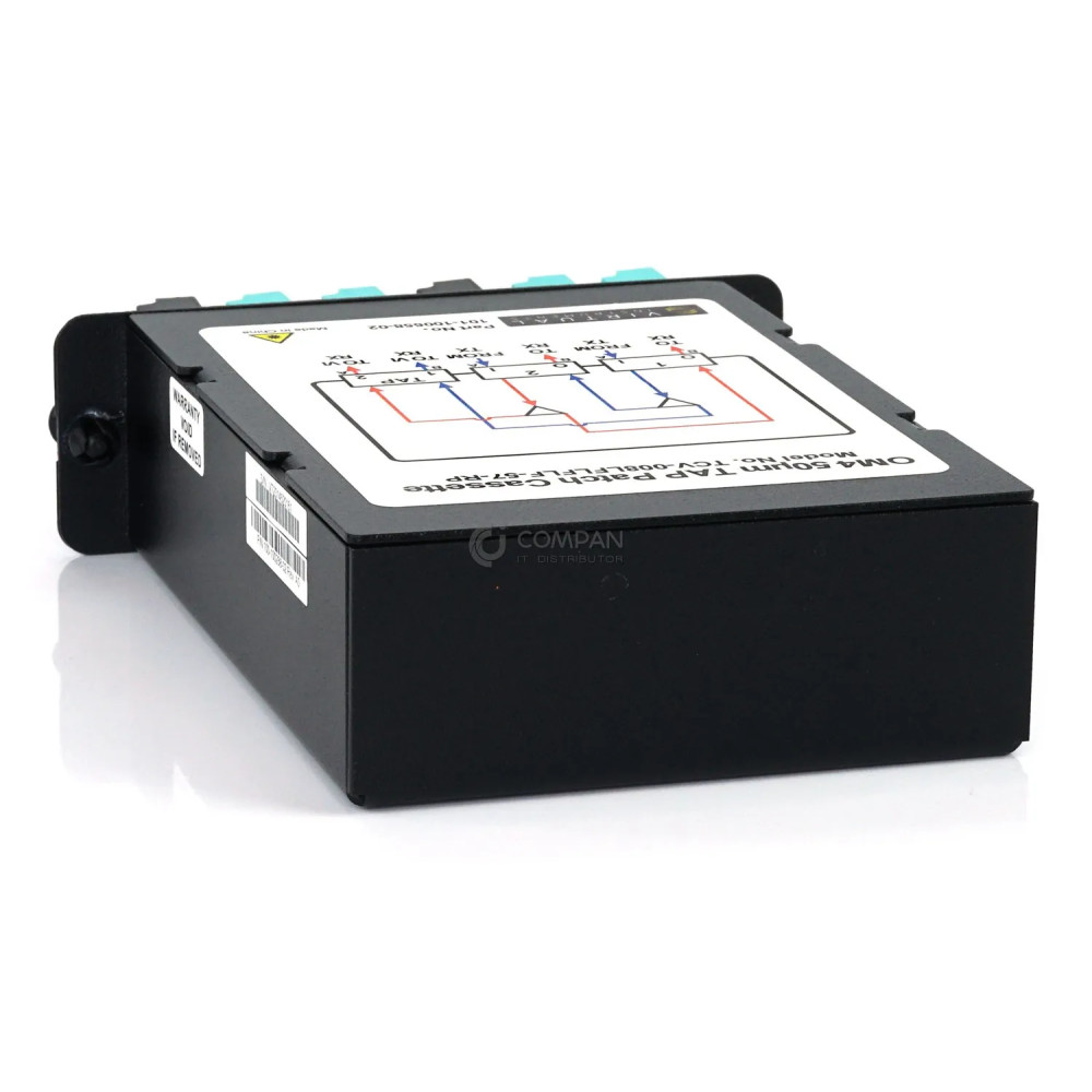 100-100288 VIRTUAL INSTRUMENTS TVC-008LFLFLF-57-RP TAP PATCH CASSETTE 4LNK OM4