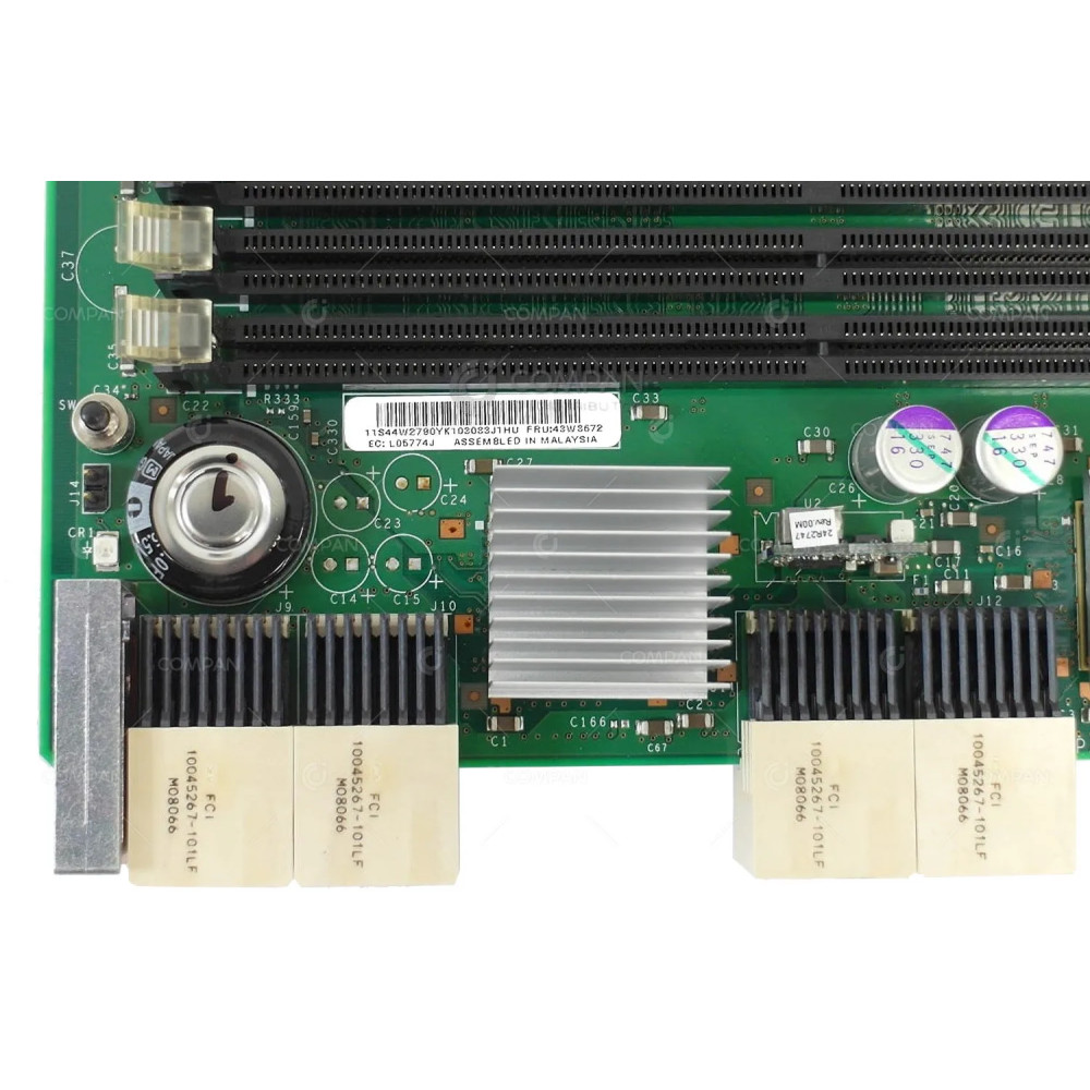 43W8672 IBM 8-SLOT MEMORY RISER BOARD FOR IBM XSERIES 3850 3950 M2